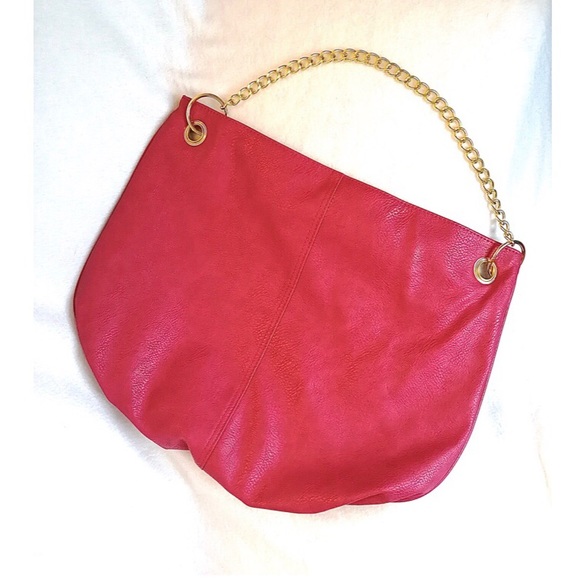 (Sold) Large Vegan Leather Carry Bag - Picture 2 of 4